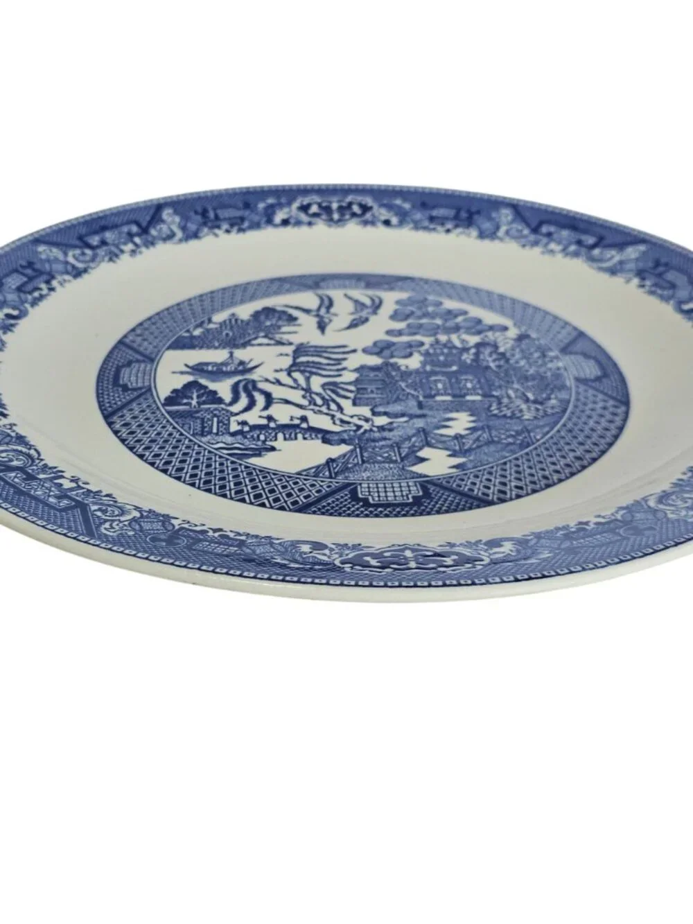 Royal USA Blue Willow Platter 12
